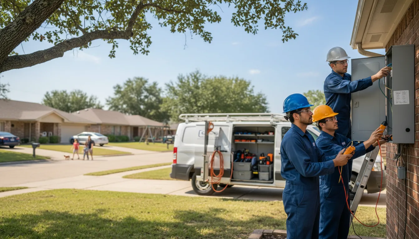 Certified electrician providing emergency electrical services in Folsom, NM
